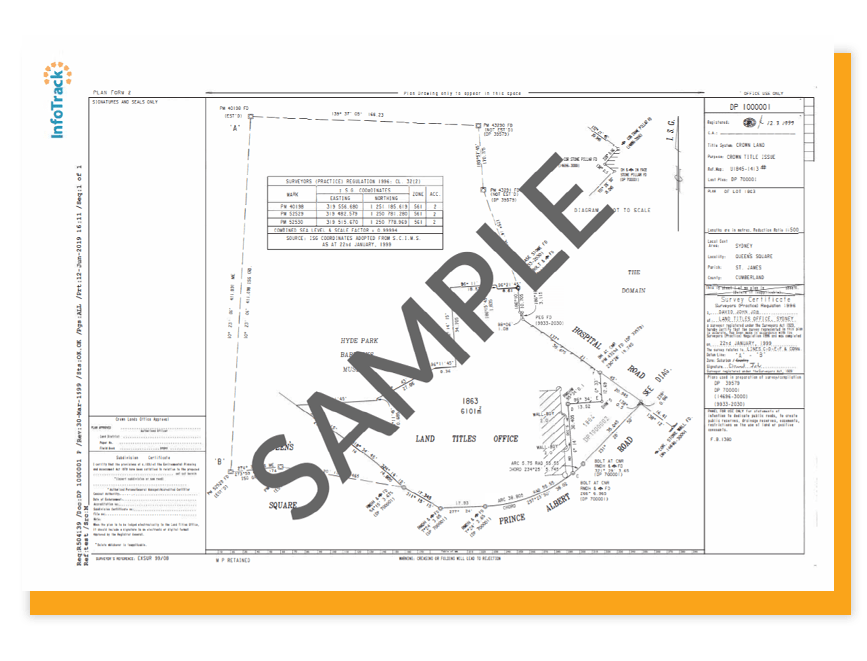 Deposited Plan InfoTrackGo
