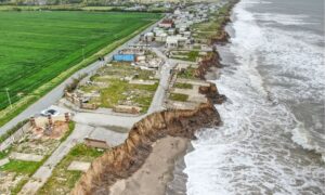 Coastal erosion