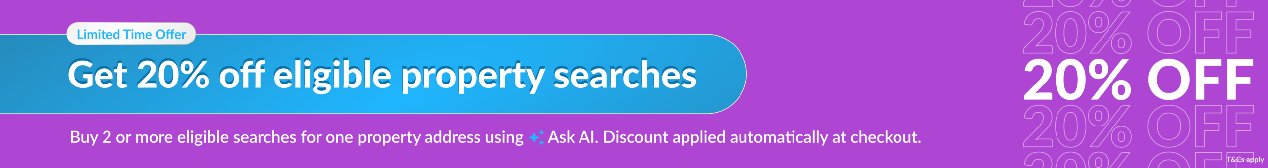 InfoTrackGO 20% off promotion